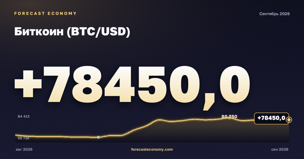 Биткоин (BTC/USD) — график динамики, последнее значение 77 458,01 USD, источник Binance